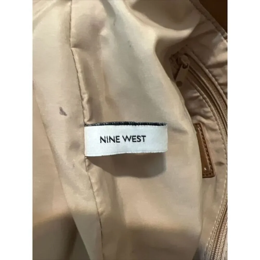 Nine West Handbag Tote Handbag Purse‎ Beige and Brown Design